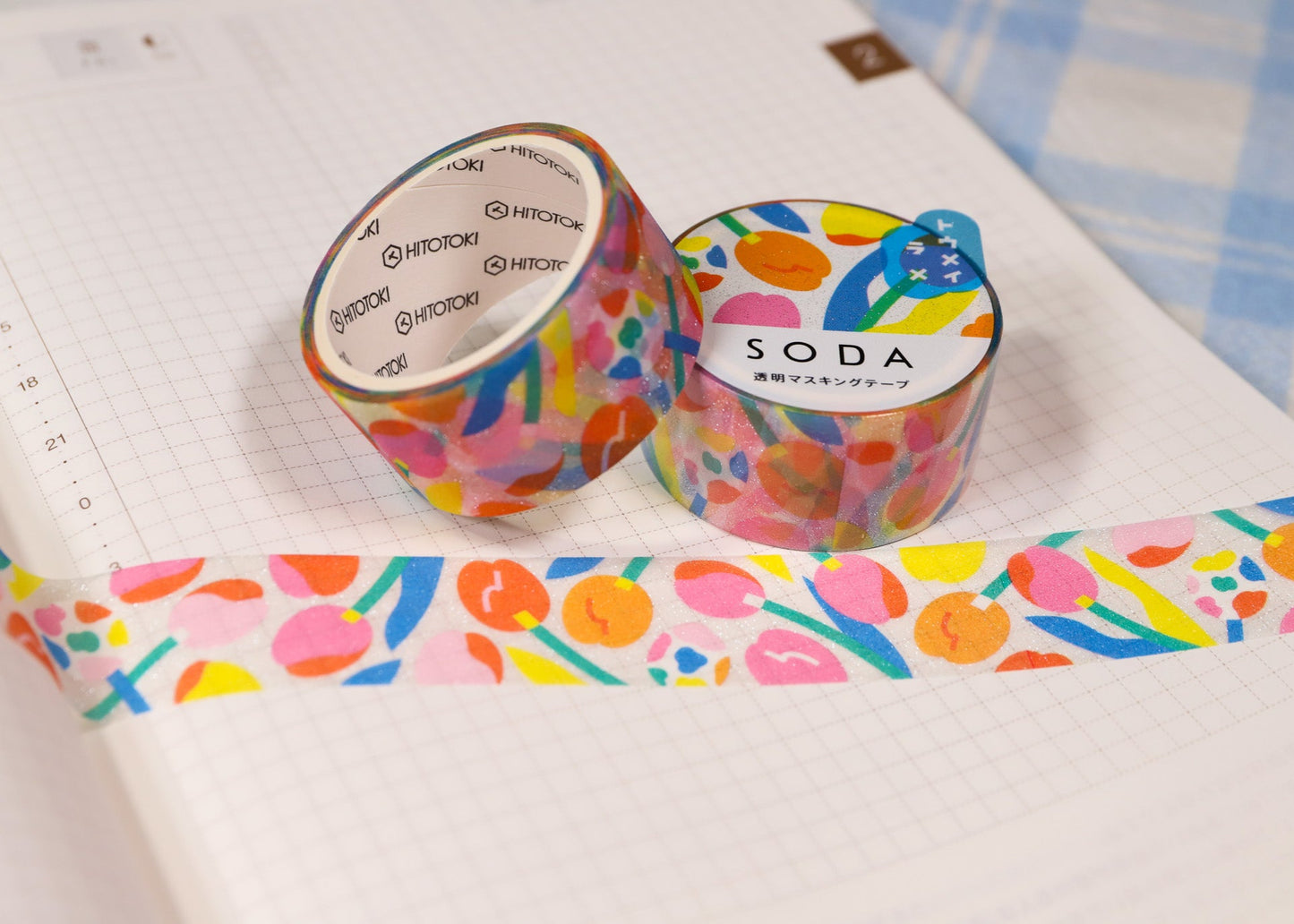 Tulip Glitter Washi  Tape - Japan 🇯🇵 - Travel Lab