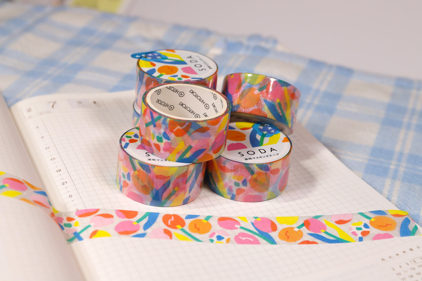 Tulip Glitter Washi  Tape - Japan 🇯🇵 - Travel Lab