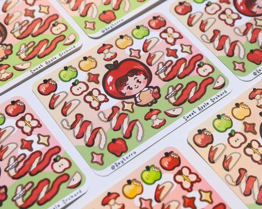 Apple Orchard Sticker Sheet - Deco Stickers