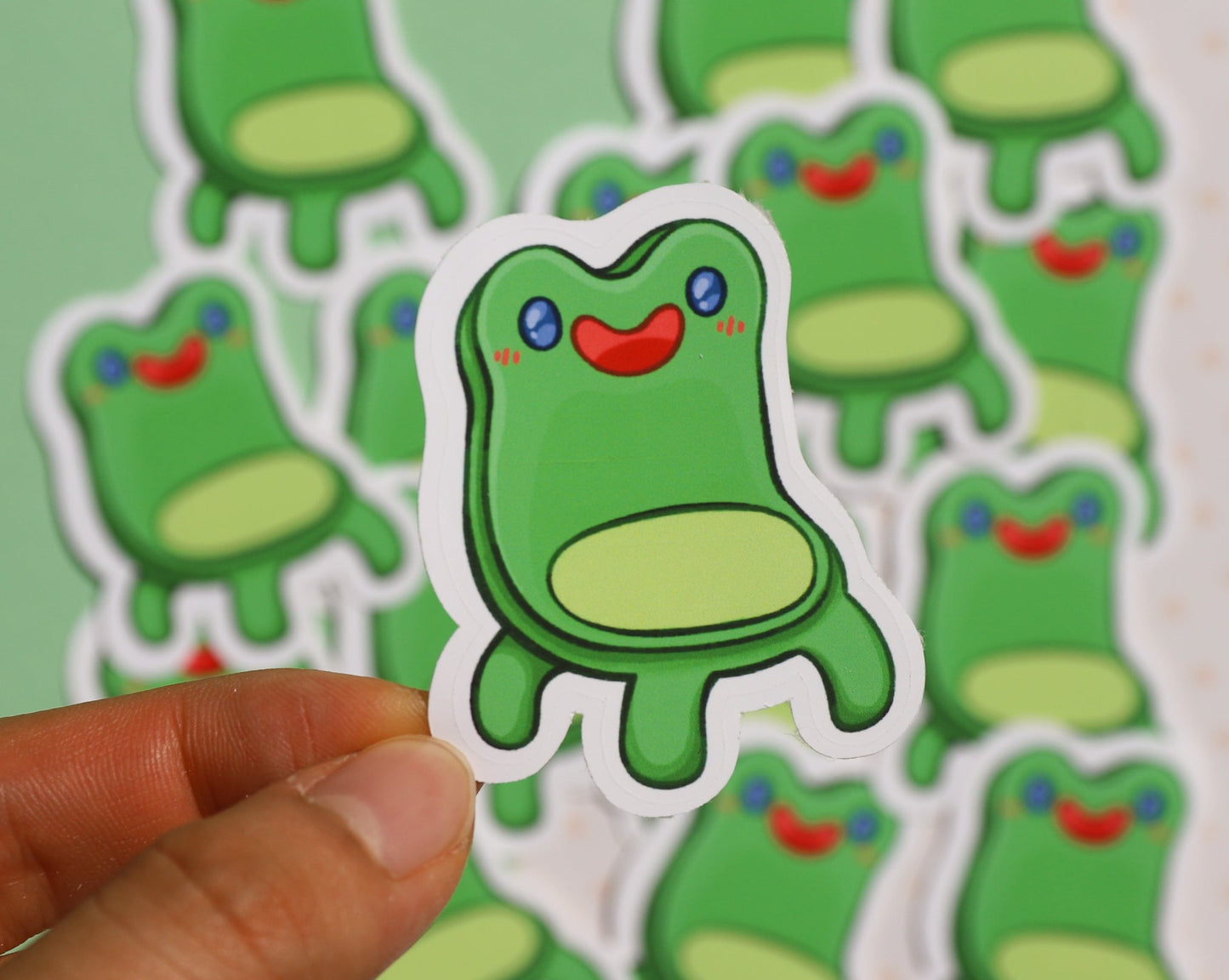 Animal crossing Frog Chair Sticker