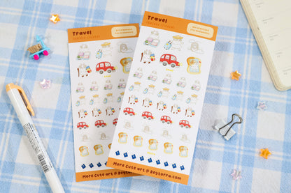 Travel Tracker Stickers