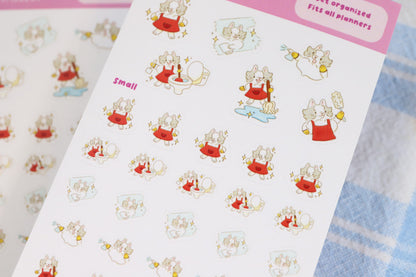 Cleaning Tracker Stickers