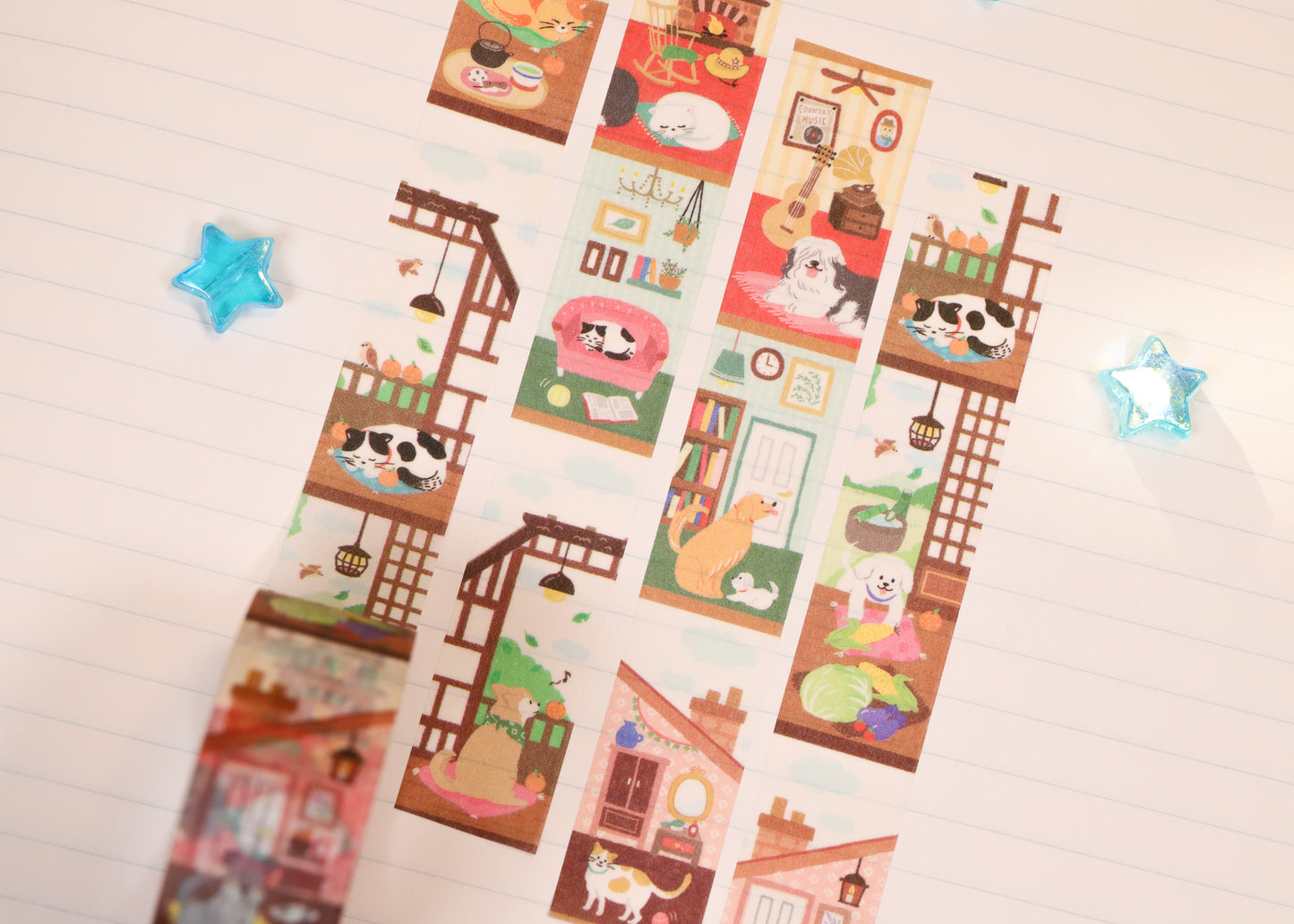 Cat & Dogs At Home Washi Tape