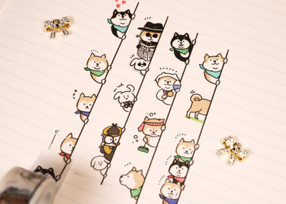 Shiba Inu Washi Tape - Page Peeper