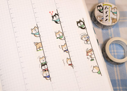 Shiba Inu Washi Tape - Page Peeper