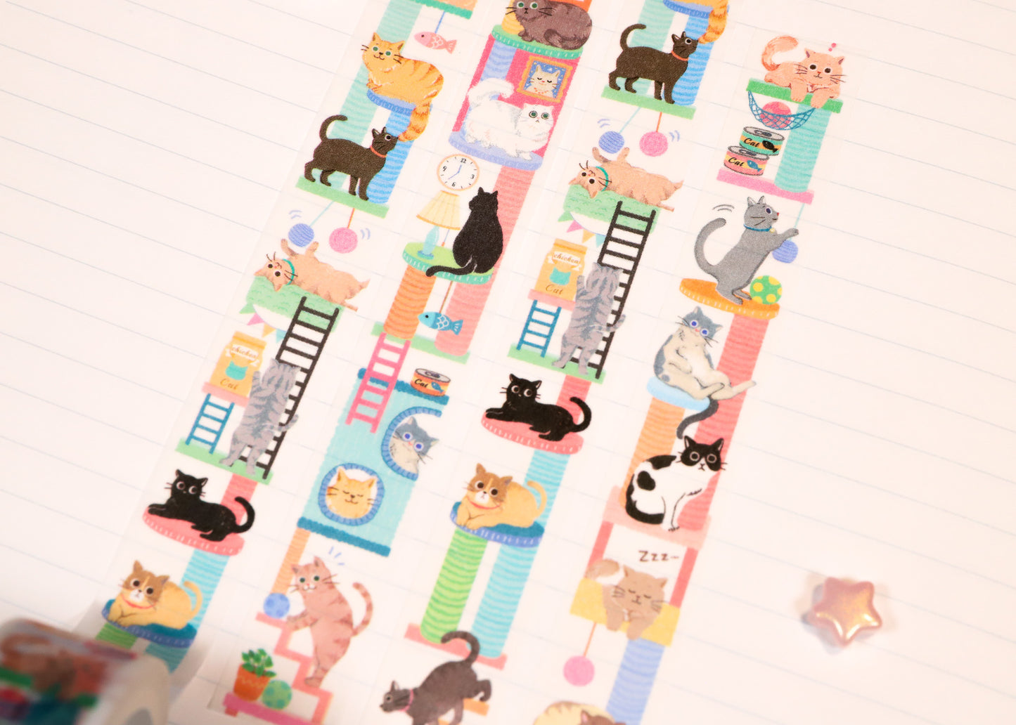 Cat Tower Washi Tape