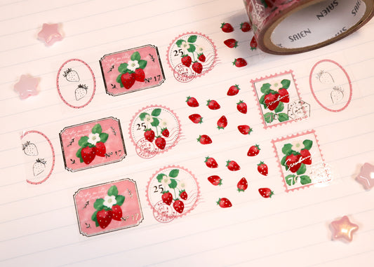 Strawberry Clear Washi Tape