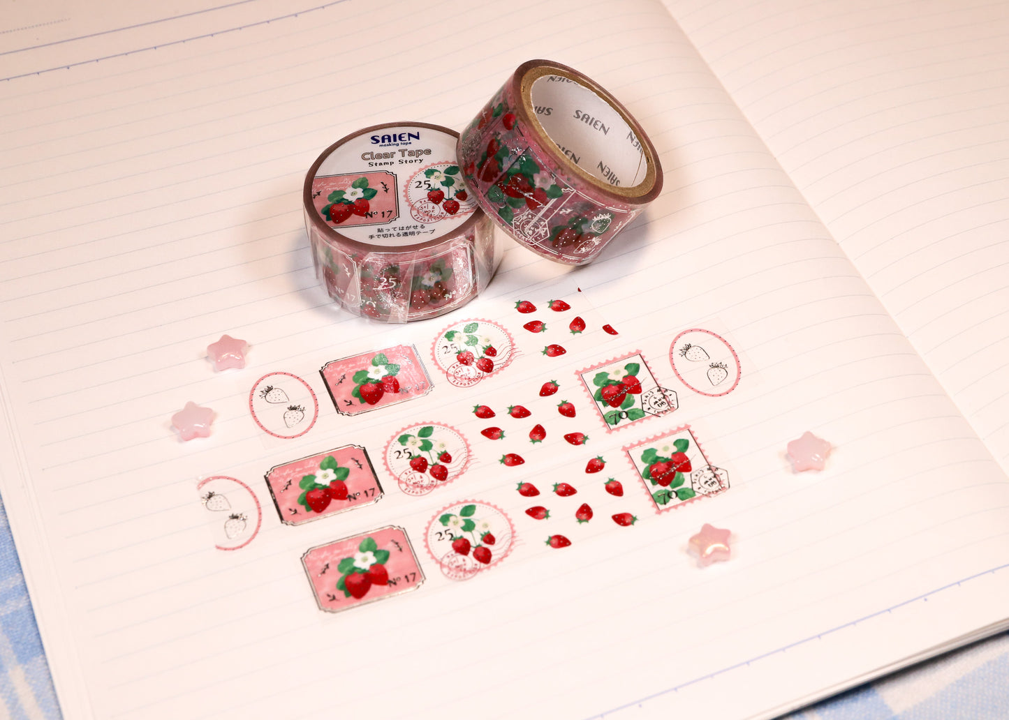 Strawberry Clear Washi Tape