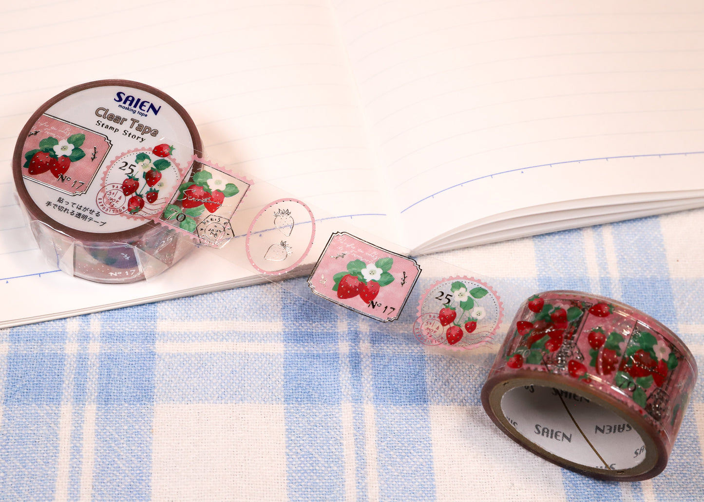 Strawberry Clear Washi Tape