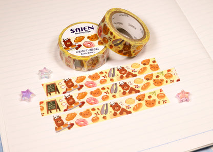 Bakery Bear Washi Tape