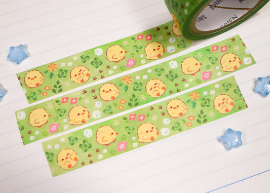 Chicks in a Field Washi Tape
