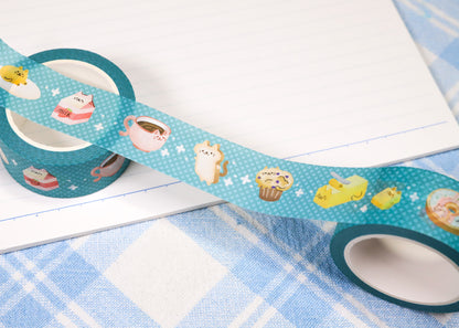 Brunch Cats Washi Tape