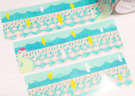Flower Field Washi Tape
