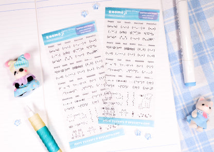 Emoji Moods Sticker Sheet