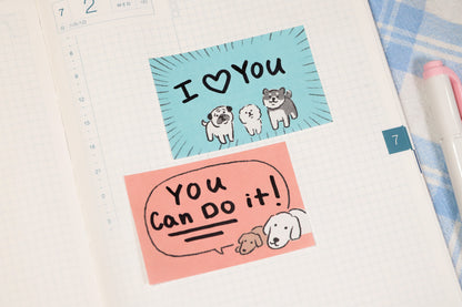 Puppy Double Sticky Note