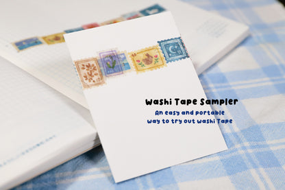 Vintage Stamps Washi Tape Sample