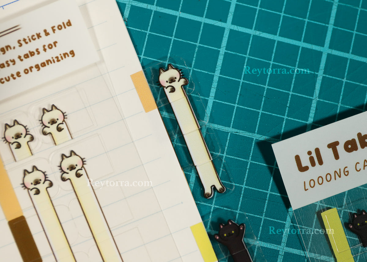 Long Cat Lil Tab Sticker Sheet