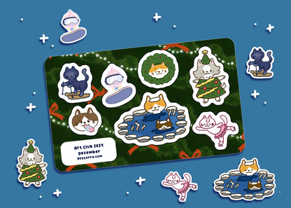 Winter Activities Sticker Sheet