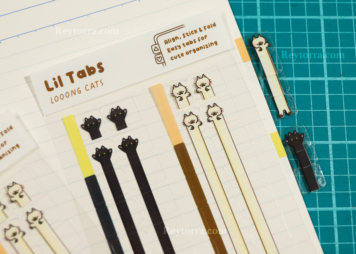 Long Cat Lil Tab Sticker Sheet