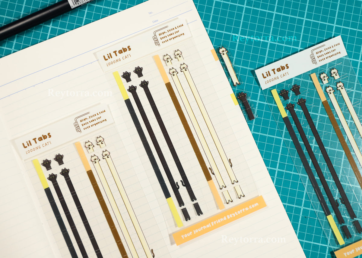 Long Cat Lil Tab Sticker Sheet