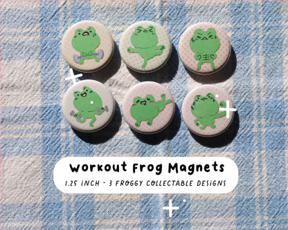 Gym Frog Magnets - 6 to Collect