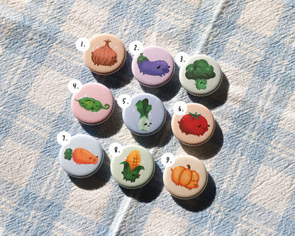 Veggie Dog Magnets - 9 to Collect