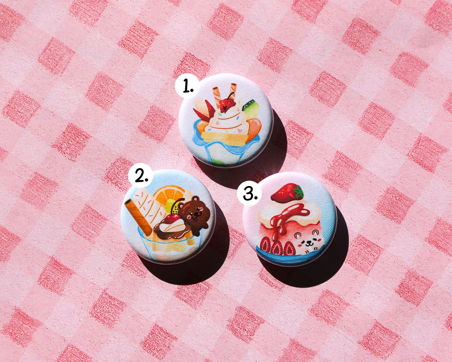 Dessert Bear Magnets - 3 to collect