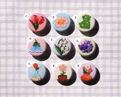 Flower Pup Magnets - 9 to Collect