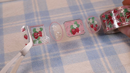 Strawberry Clear Washi Tape