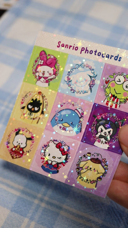 Sanrio Photo Card Stickers - Kpop X Sanrio