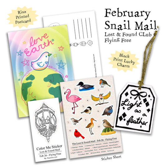 snail mail club unboxing