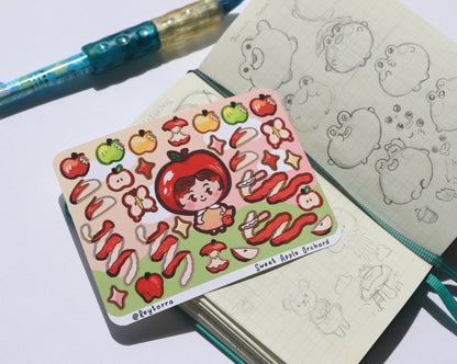 Apple Orchard Sticker Sheet - Deco Stickers