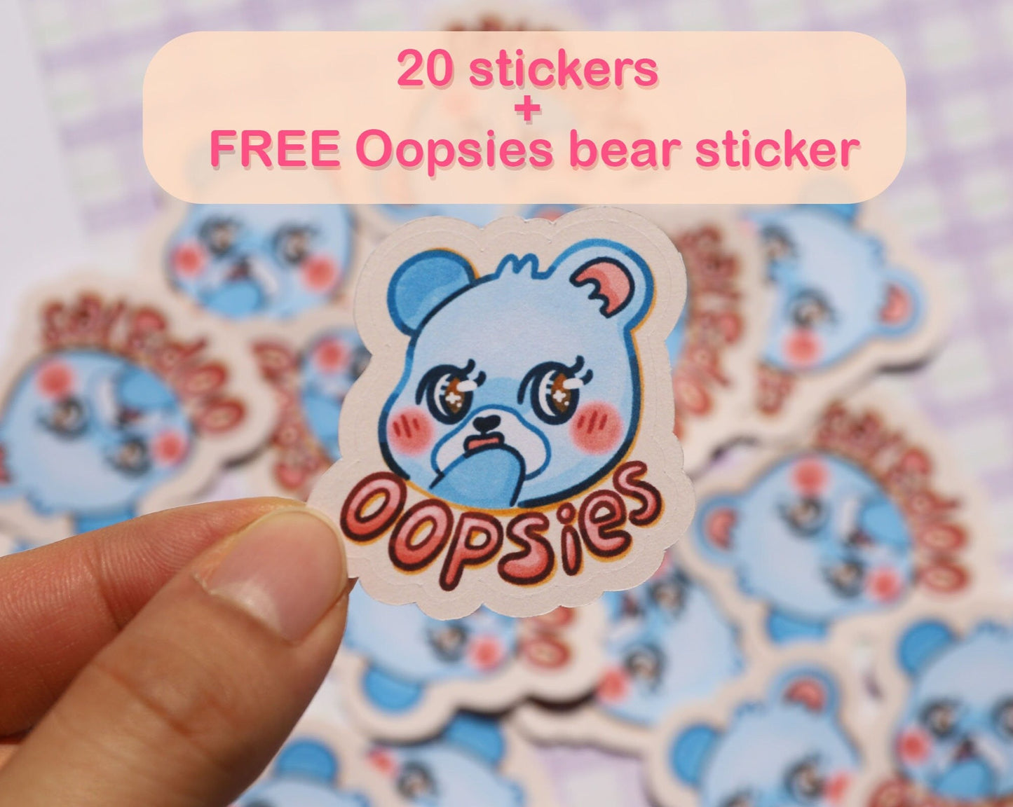 Oops Sticker Bundle - B-grade