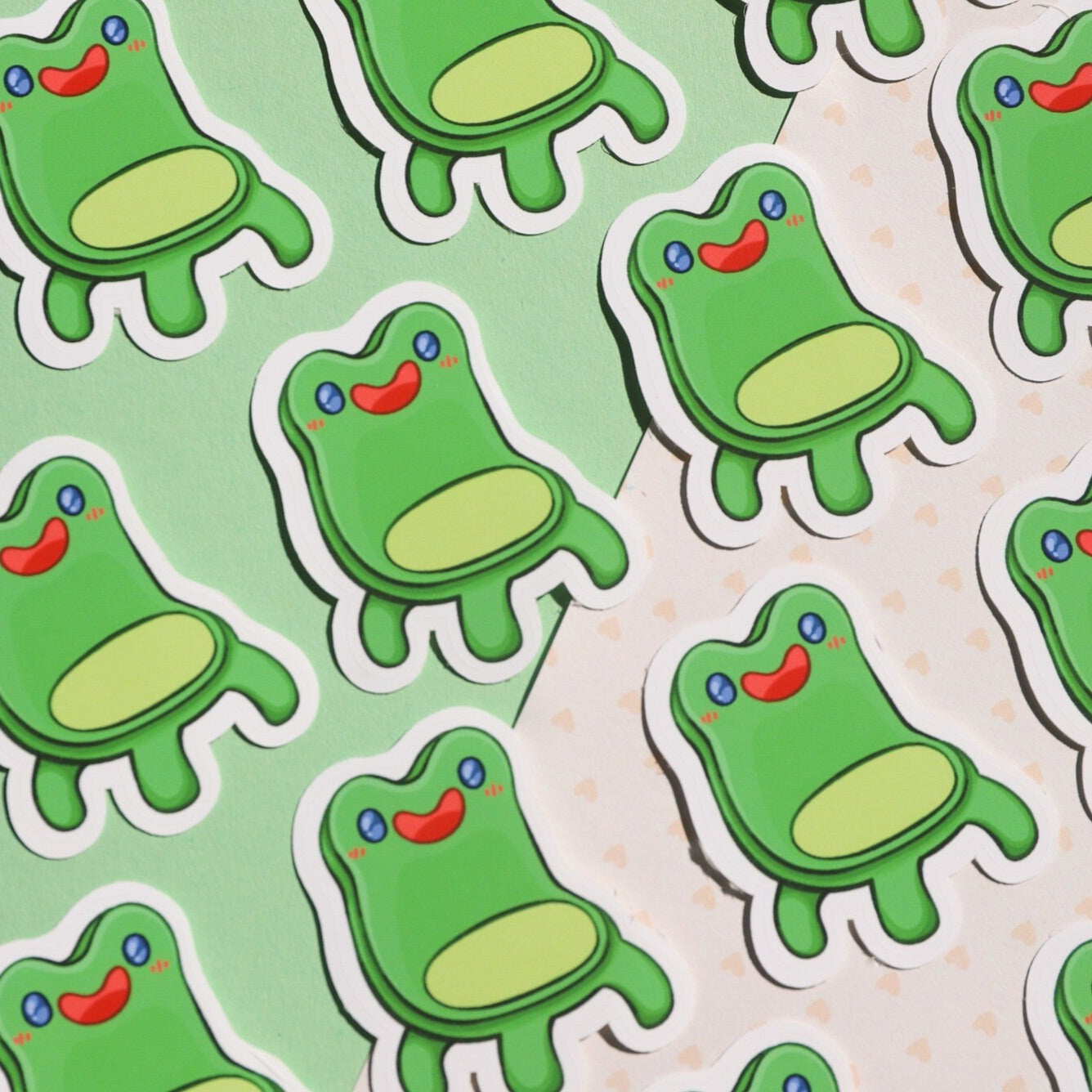 Animal crossing Frog Chair Sticker