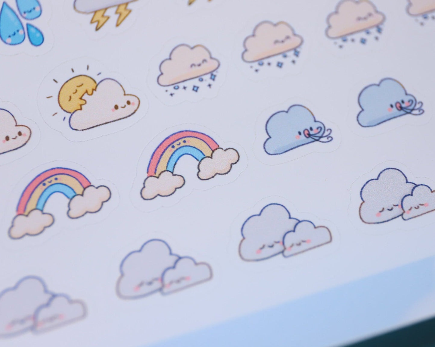 Weather Tracker Sticker Sheet - Journaling