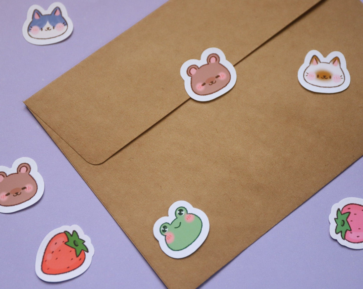 Cute Animal Sticker Pack of 20