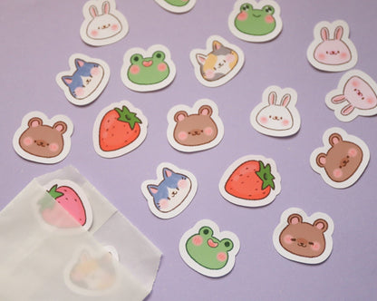 Cute Animal Sticker Pack of 20