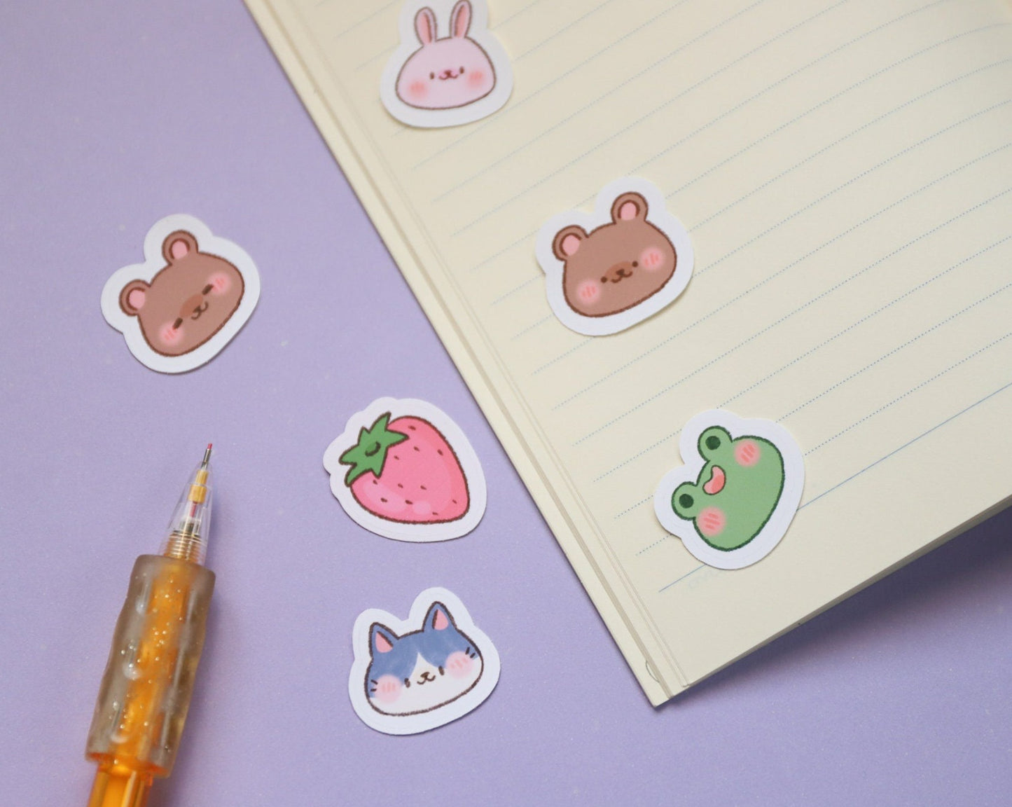 Cute Animal Sticker Pack of 20