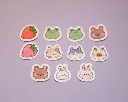 Cute Animal Sticker Pack of 20