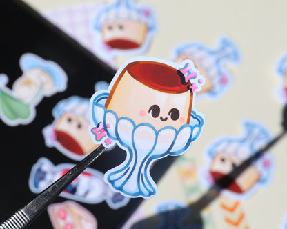 Cute Pudding Sticker