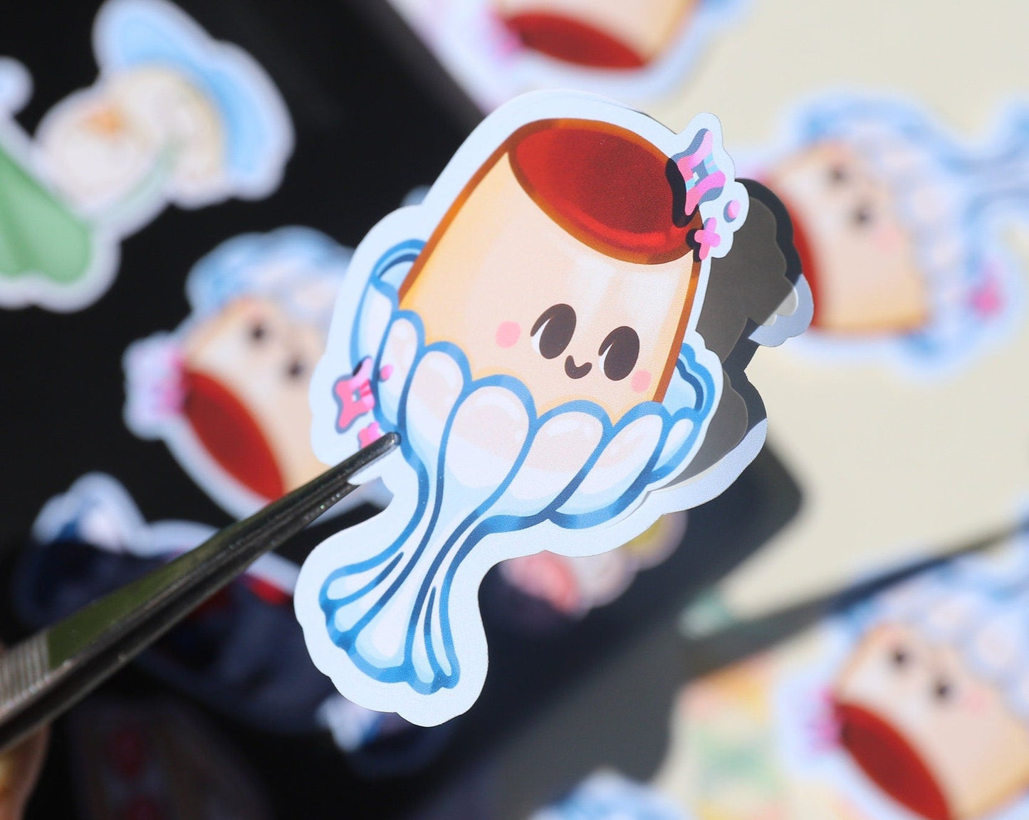 Cute Pudding Sticker