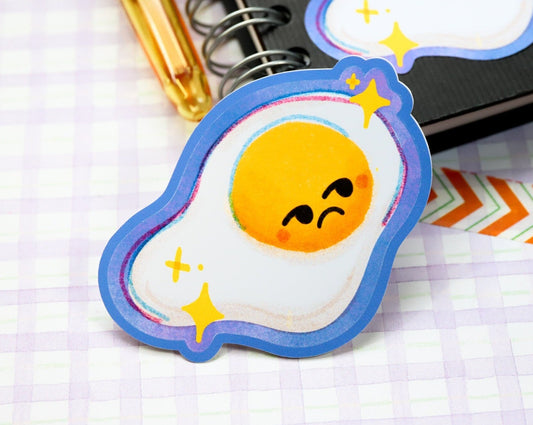 Side Eye Sunny Side Up Egg Sticker