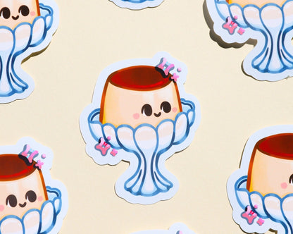 Cute Pudding Sticker